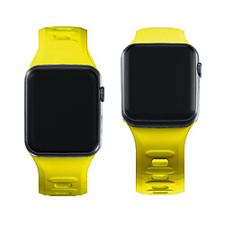 Avis Bracelet en silicone Apple Watch 3MK 42/44/45/49mm jaune