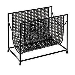 Mes Porte-revues vintage 37x22x30 cm en métal laqué noir