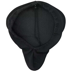 Dunlop Housse de Selle Vélo à Mémoire de Forme avec Sangle de Serrage Noir