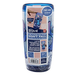 Disney Gobelet 625ml à Double Paroi Stitch Dropsafe Collection Ohana Bleu pas cher