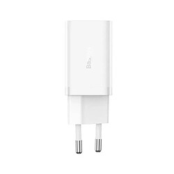 Baseus GAN5 Pro Chargeur Rapide Double USB-C 40W Blanc