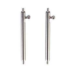 Tactical Aiguilles de montre en acier inoxydable tactique de 20 mm en argent