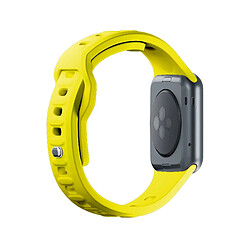 Bracelet en silicone Apple Watch 3MK 42/44/45/49mm jaune pas cher