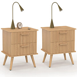 Idmarket 2 CHEVETS JULIETTE 2 TIROIRS