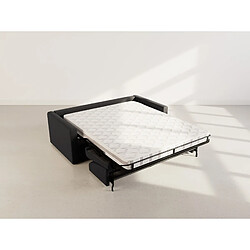 Avis Bestmobilier Julia - canapé 3 places convertible express couchage quotidien 140 cm matelas 14 cm en