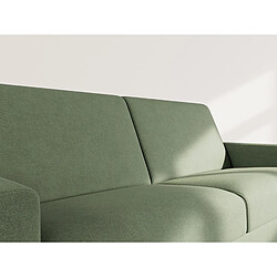 Acheter Bestmobilier Julia - canapé 3 places convertible express couchage quotidien 140 cm matelas 14 cm en