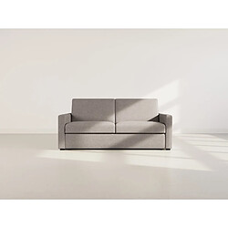 Bestmobilier Julia - canapé lit 3 places convertible express couchage quotidien 140 cm matelas 14 cm en pas cher