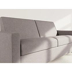 Acheter Bestmobilier Julia - canapé lit 3 places convertible express couchage quotidien 140 cm matelas 18 cm en