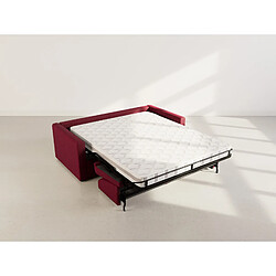 Avis Bestmobilier Julia - canapé 3 places convertible express couchage quotidien 140 cm matelas 14 cm en