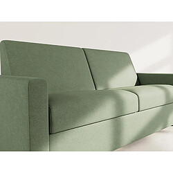 Acheter Bestmobilier Julia - canapé 3 places convertible express couchage quotidien 140 cm matelas 18 cm en