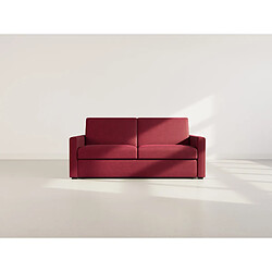 Bestmobilier Julia - canapé 3 places convertible express couchage quotidien 140 cm matelas 14 cm en pas cher