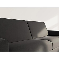 Acheter Bestmobilier Julia - canapé 3 places convertible express couchage quotidien 140 cm matelas 14 cm en