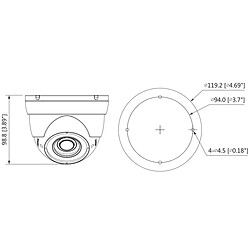 Avis Caméra de Sécurité IP Dahua Dôme 1MP 2.7-12mm IP67 - DH-HAC-HDW1100RP-VF-2712