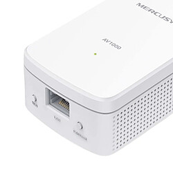 Acheter Mercusys Kit CPL AV1000 avec Répéteur WiFi 1000 Mbps jusqu'à 300 mètres Blanc
