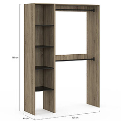 Idmarket DRESSING ANGLE MELMAN HET+NOIR pas cher