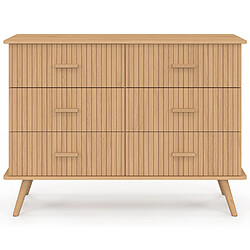 Avis Idmarket Commode 6 tiroirs JULIETTE 110