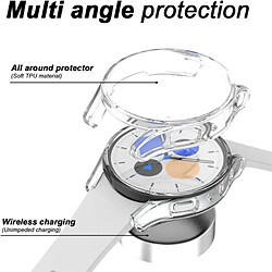 Acheter Coque De Protection Contre Les Chocs À 360° PHONECARE Pour Samsung Galaxy Watch8 LTE - 44mm - Transparent