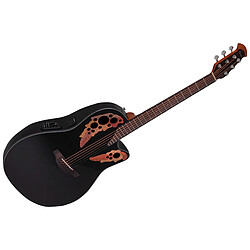 CE44 5 G Celebrity Elite Plus Mid Cutaway Black Ovation
