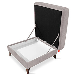 Avis Konsimo Pouf Gustavo - Gris clair