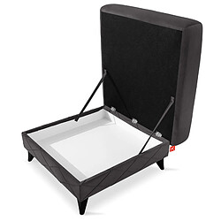 Avis Konsimo Pouf scandinave Gustavo III - Graphite