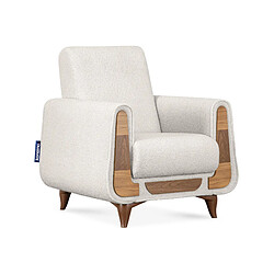 Konsimo Fauteuil GUSTAVO en velours - Vert foncé