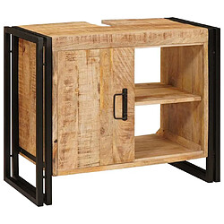 Avis vidaXL Meuble sous évier Marron 71 x 33 x 58 cm Bois de mangue massif