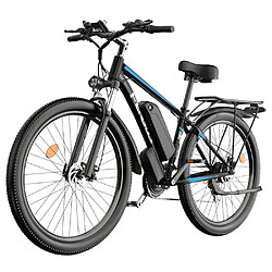 Nonesuch Vélo Électrique FENGQS Q8 - 27,5" - Moteur 750 W -48 V 17,5 Ah - 50 km/h - 85 km - 21 Vitesses - Bleu