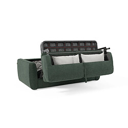Acheter Divani.store Leonida Canapé lit matelas H18 cm de haut 222 cm Vert