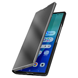 Avizar Étui de Protection pour Galaxy Z Fold 7 Clear View avec Support Vidéo Noir