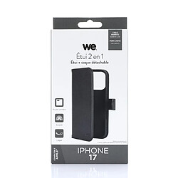WE Etui folio MAGNETIQUE APPLE IPHONE 17 Noir