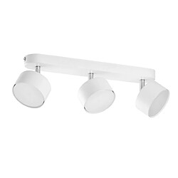 Lumière Barre de spots de plafond blanche 3xGX53