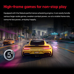 Nubia Pad Pro Tablet, Écran 10.9" 2.8K 144Hz Ultra Fluide, Snapdragon 8 Gen 3, Batterie 10100mAh, Charge Rapide 66W, 4 Haut-parleurs, Léger et Portable pour Gaming et Productivité 16/512Go Noir pas cher