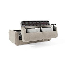 Acheter Divani.store Leonida Canapé lit matelas H18 cm de haut 222 cm Blanc