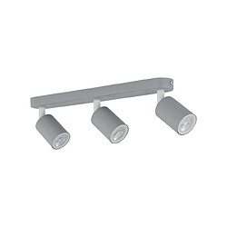 Lumière Barre de spots de plafond gris 3xGU10