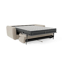 Avis Divani.store Leonida Canapé lit matelas H18 cm de haut 222 cm Blanc