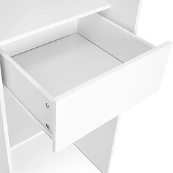 Idmarket Dressing extensible d'angle MARLON 230 x 140 x 180 cm blanc pas cher