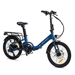 Hygge Bikes Virum Step - Vélo électrique pliant ultra-léger 36V 10Ah - Bleu Saphir