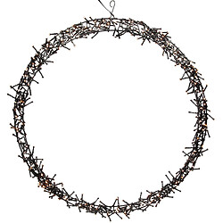 Ecd Germany Couronne de lumière de porte Ø58 cm éclairage de Noël IP44 blanc chaud 500 LED