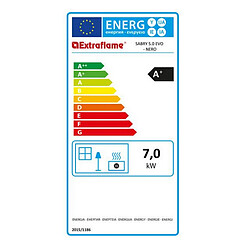 La Nordica Extraflame Poêle à granulés de bois 7kw noir - SABRY5.0EVONOIR - NORDICA EXTRAFLAME