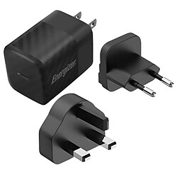 Avis ENERGIZER Chargeur Secteur GaN 4A USB-C 20W Multiprise EU / UK / US Noir