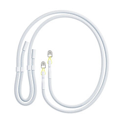 Fairphone Lanière Originale Tour de Cou pour Fairphone 6 Fixation Coque Arrière Blanc