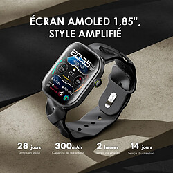Acheter oraimo Watch Pro AM – Montre connectée AMOLED 1,85", appels Bluetooth, 100+ sports, IP68