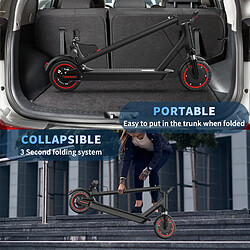 AOVOPRO LADPED Trottinette électrique pliable LP07 Avec Double Suspension 8.5 pouces- 350W - 10.5Ah - Noir pas cher