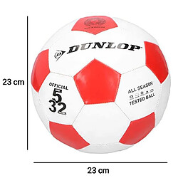 Acheter Dunlop Ballon de Football Taille 5 à 32 Panneaux Classique Rouge