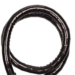 Dunlop Antivol en Spirale 80cm pour Vélo avec 2 Clés plates Noir