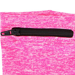 Dunlop Brassard Sport 10 cm avec Mini-poche Zippée pour Jogging ou Fitness Rose