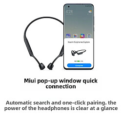 Xiaomi Casque bluetooth à conduction osseuse - Indispensable pour le sport -noir
