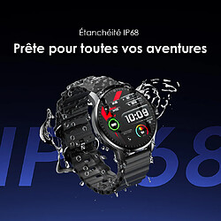 Montre connectée oraimo Watch 5R Pro – Écran AMOLED 1,43", Appels Bluetooth, GPS multi-satellite, 120 modes sport, IP68, autonomie 7 jours pas cher