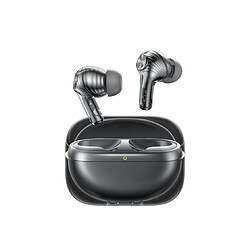 Écouteurs Bluetooth oraimo SpacePods Pro – ANC 50 dB, Son Spatial 360°, 32h Autonomie, Boîtier Transparent