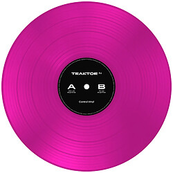 Traktor Control Vinyl Neon Pink Transparent Native Instruments